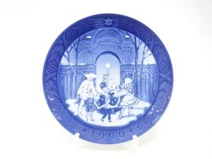 ROYAL COPENHAGEN　ロイヤルコペンハーゲン　「チボリのクリスマス」　イヤープレート(1990年)　洋食器